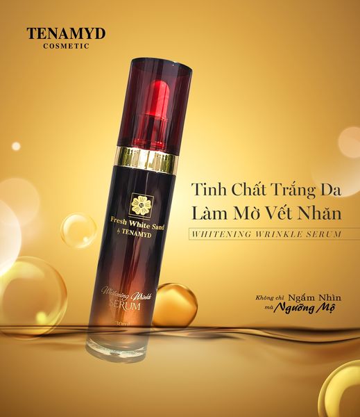 Tinh chất trắng da làm mờ vết nhăn TENAMYD Whitening Wrinkle Serum 30ml
