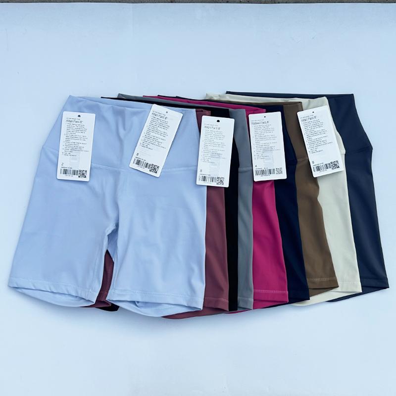 Màu sắc rắn Lulu Phụ nữ Thể thao Hỗ trợ nén nhẹ nhẹ nhàng Color: navy blue Size: 2