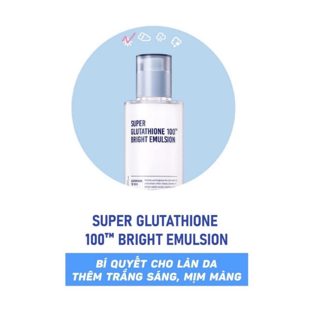 Sữa Dưỡng Trắng Da Sur Medic Super Glutathione 100 Bright Emulsion 120ml