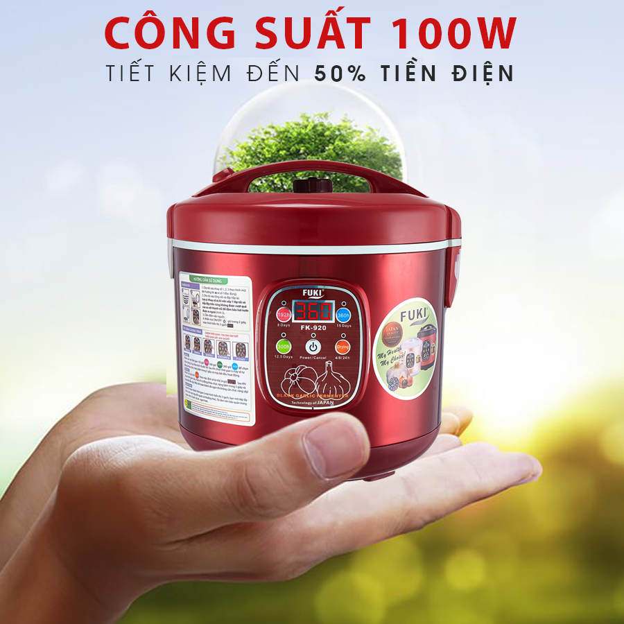Máy làm tỏi đen FUKI FK-920 loại 8L - Hàng Chính Hãng
