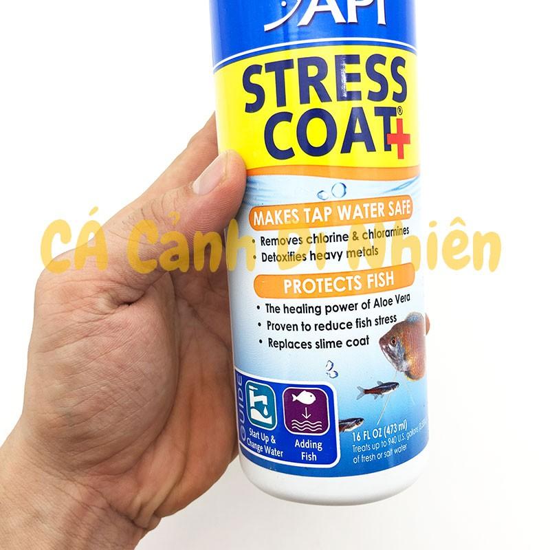 Dung dịch giảm Stress khử độc nước API STRESS COAT+ chai 473 ML