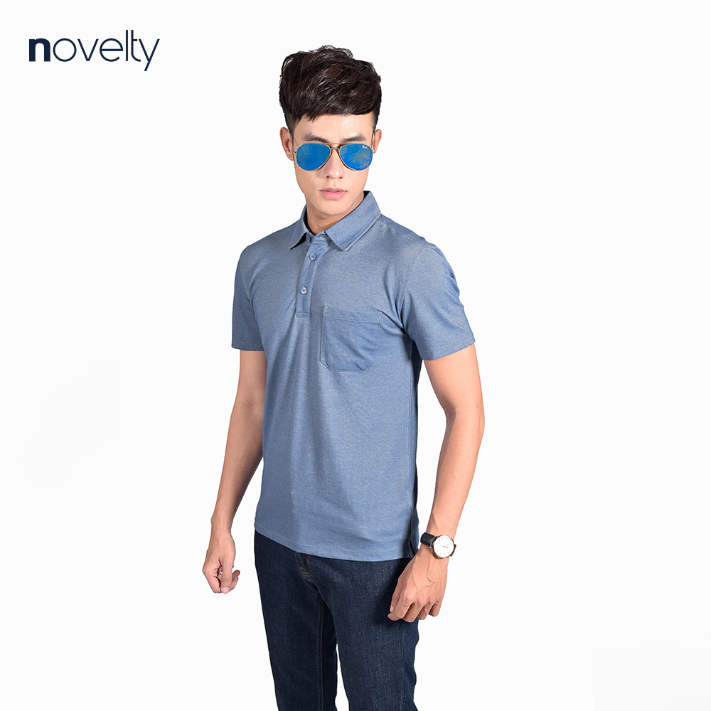 Áo thun nam Polo NOVELTY kiểu dáng Melange NATMMWMT3R210100N