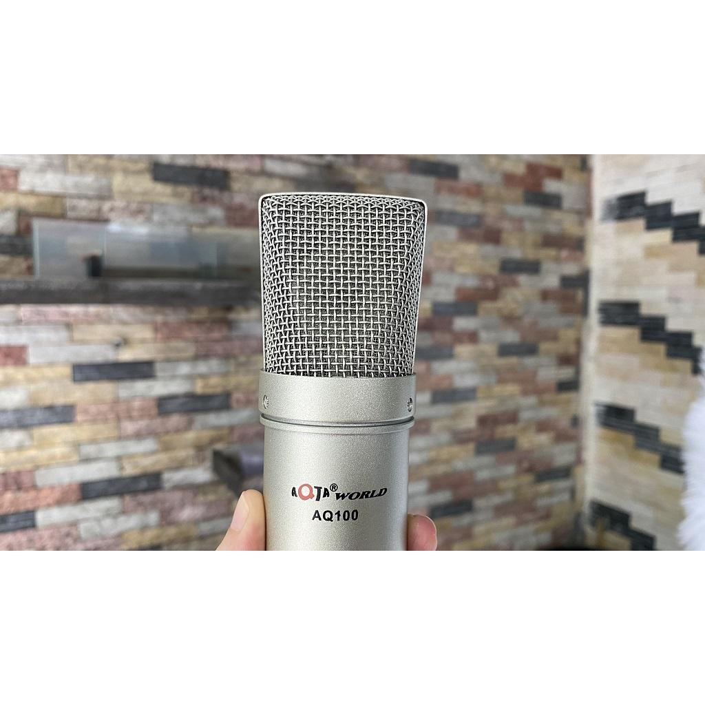 BỘ MIC THU ÂM AQTA WORLD AQ100 CHUYÊN NGHIỆP