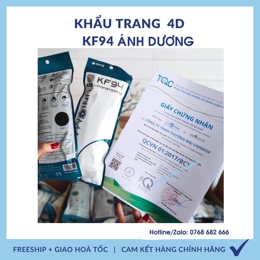 Khẩu Trang Y Tế KF94 4D Mask Ánh Dương.Chống Bụi Mịn PM2.5 Chuẩn Hàn Quốc 50 Cái 1 Gói Chính Hãng