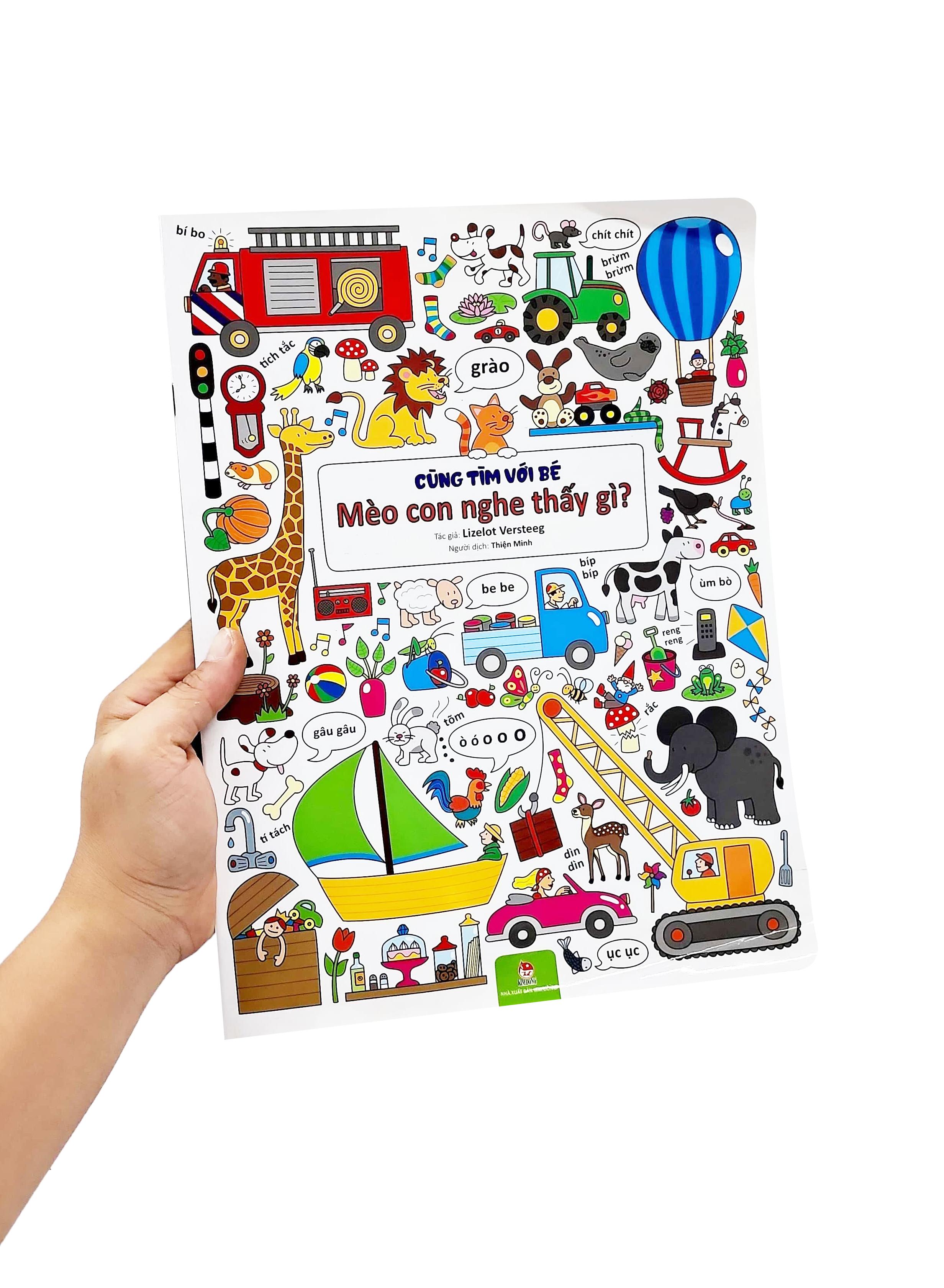 Sách Cùng Tìm Với Bé: Mèo Con Nghe Thấy Gì