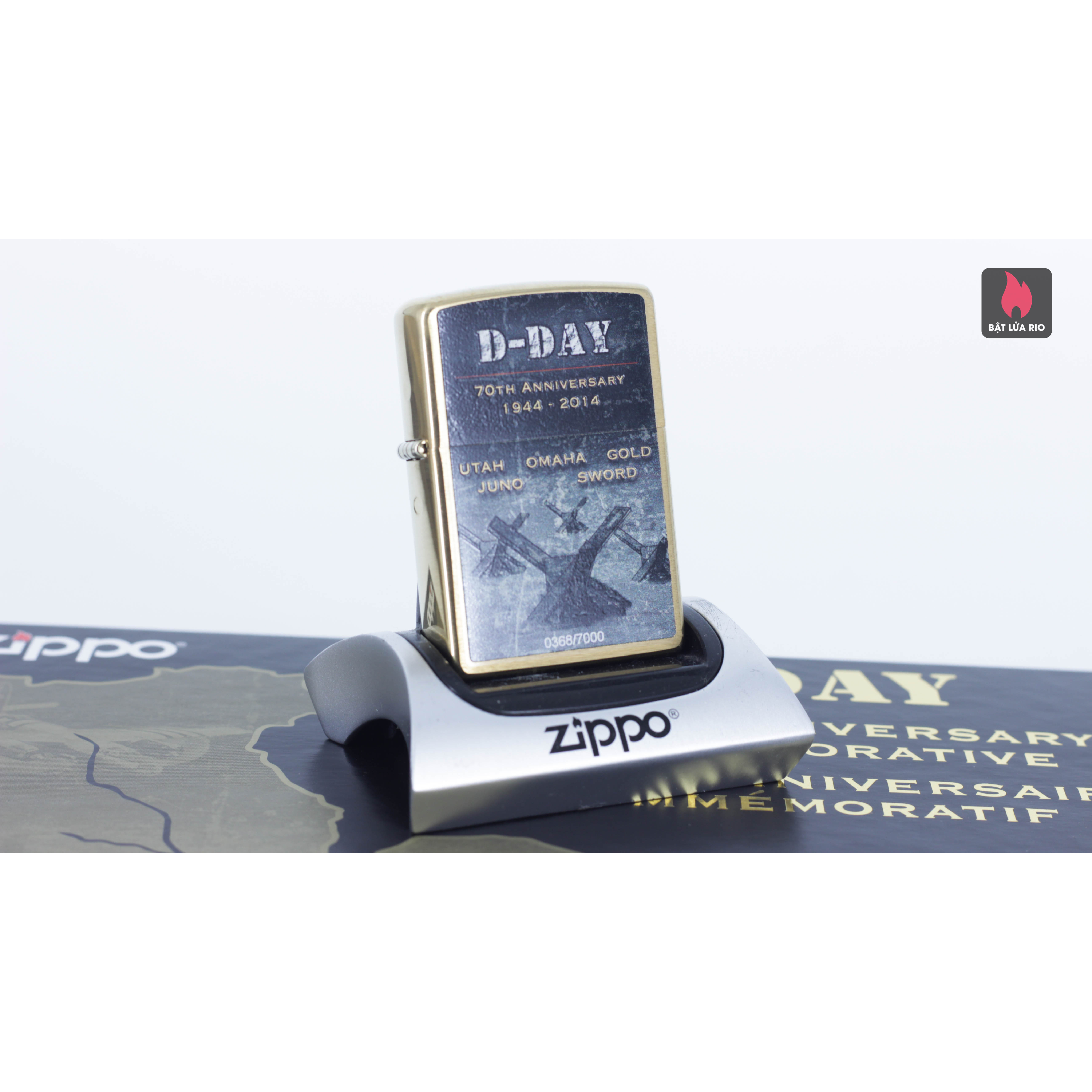 Bật Lửa Zippo 2014 – D-Day – 70Th Anniversary Commemorative