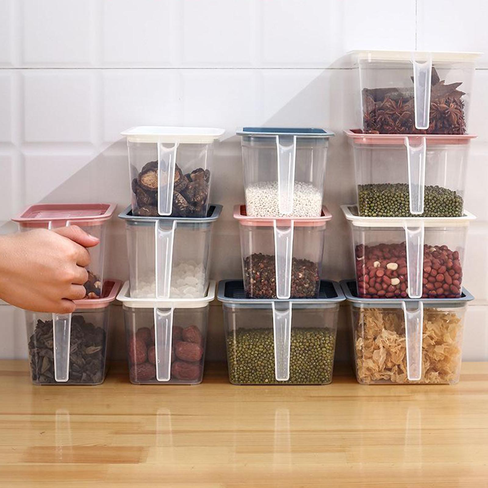 Food Storage Container Set with Airtight Lids Kitchen Organizer