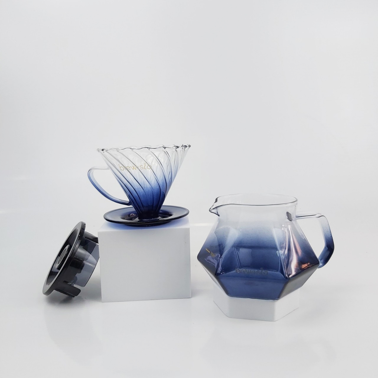 Phễu lọc cà phê V60 cao cấp Brewista Dripper - Shadow