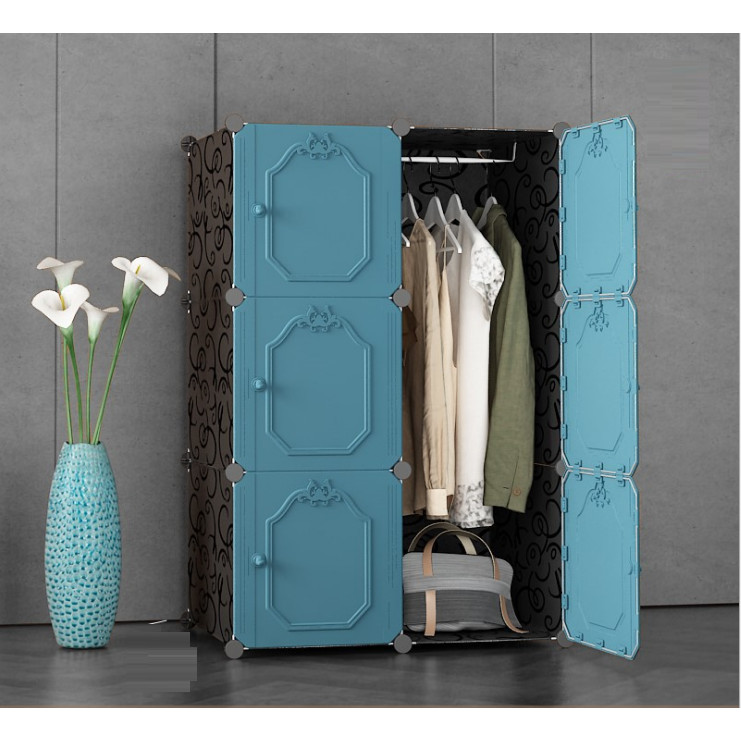 Tủ nhựa lắp ghép 6 ô loại đặc biệt