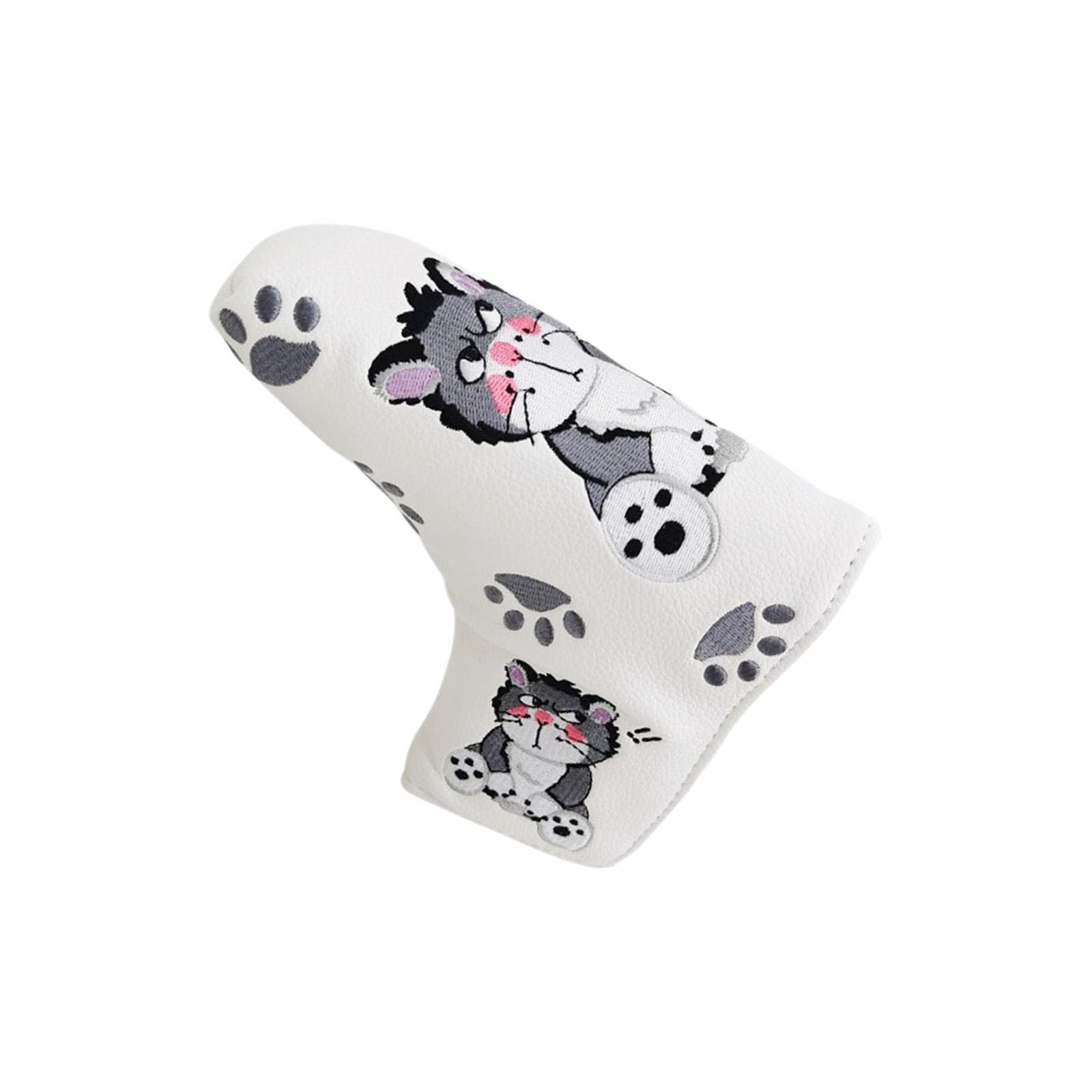 Golf Club Headcover Wrap Sleeve Waterproof Golf Mallet Putter Head Cover