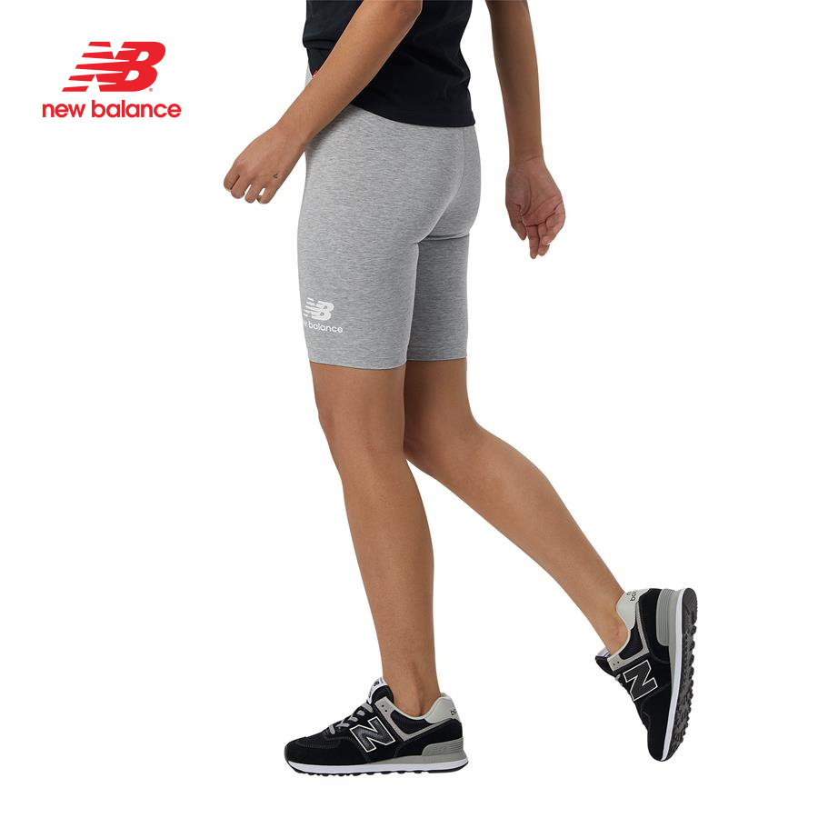 Quần ngắn thời trang nữ New Balance LIFESTYLE SHORTS W ATHLETIC GREY - WS21505AG (form quốc tế)