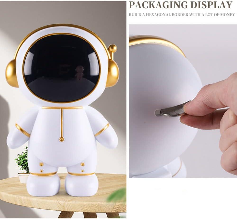 Heo đất phi hành gia, Heo đất hóa đơn và tiền xu, thích hợp cho bé trai bé gái Lưu trữ đồ chơi trẻ em Lọ trang trí trang trí phòng, sinh nhật, quà tặng Giáng sinh năm mới