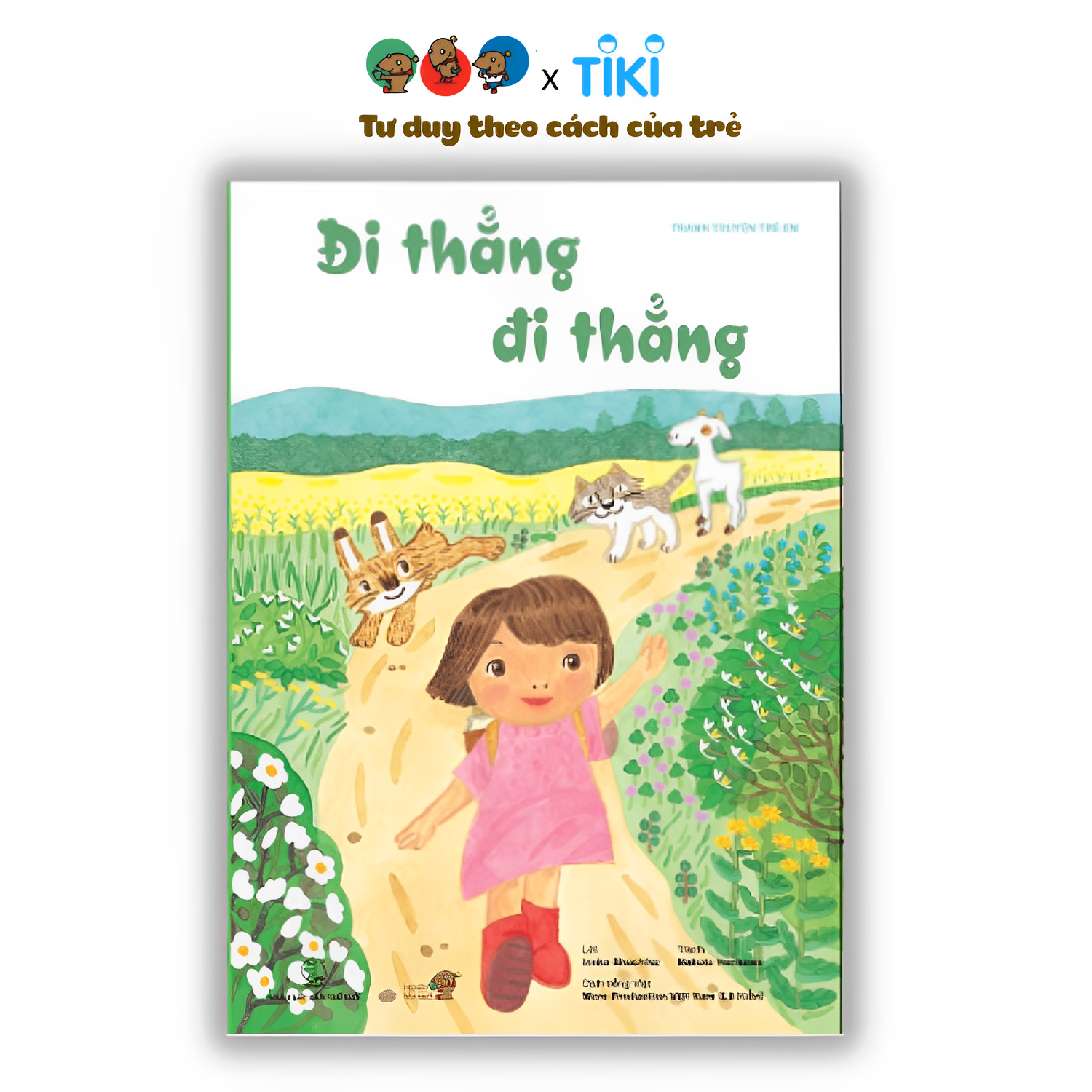 Ehon - Phát triển quan sát - Đi Thẳng Đi Thẳng - Cho bé 3-6 tuổi