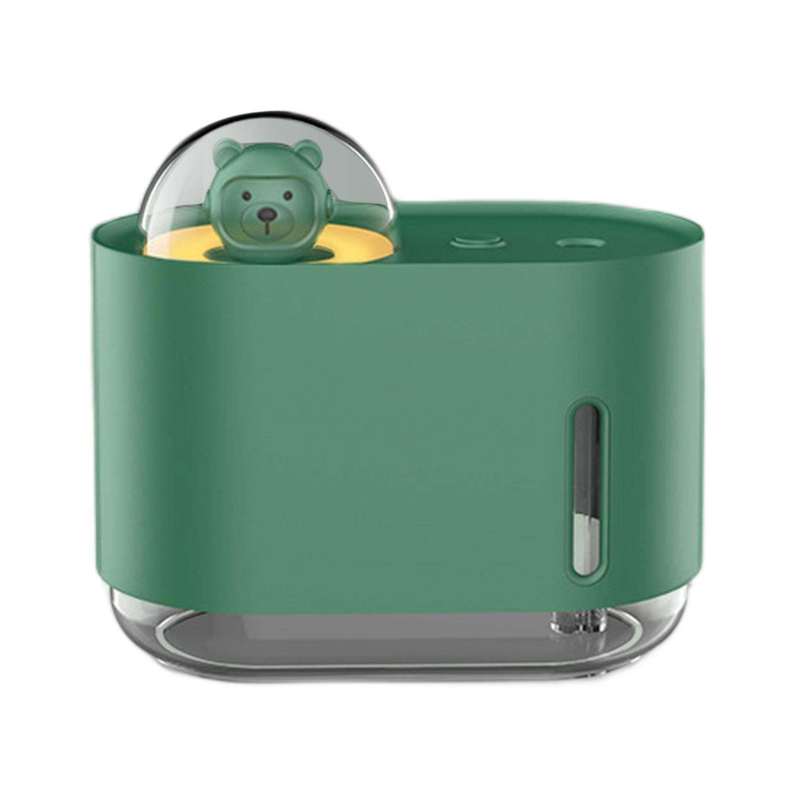 Mini Air Humidifier USB Quiet LED Lamp 300ml for Indoor Table Car