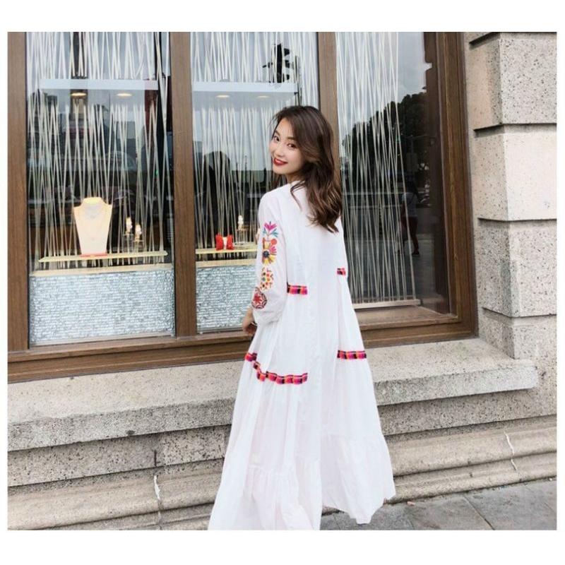 ĐẦM BABYDOLL THÊU THỔ CẨM