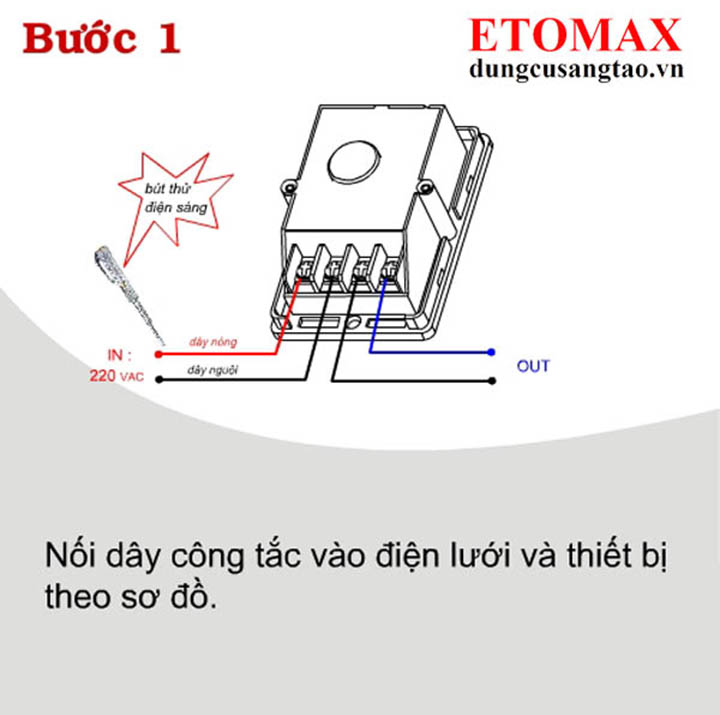 Công tắc điều khiển từ xa công suất lớn RC1A