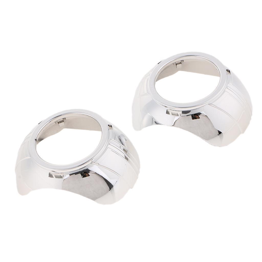 2-4pack Pair 3.0 inch Bi-xenon Projector Lens With Shrouds Cover Mask for Ford