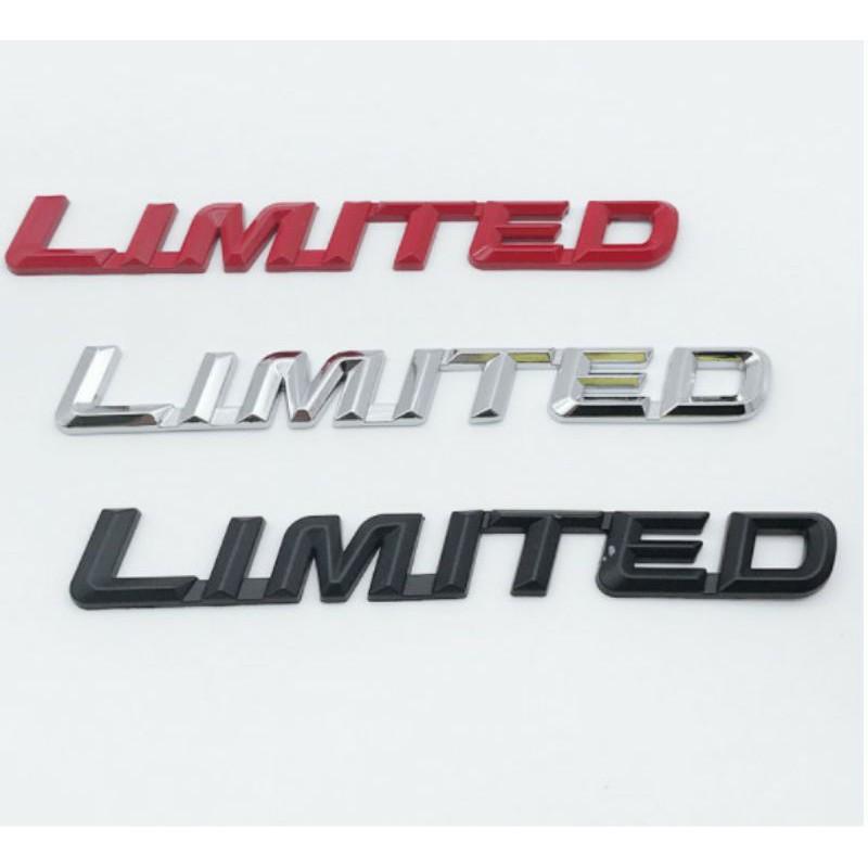Tem limited kim loại trang trí xe hơi cực đẹp
