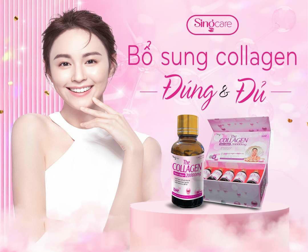 Nước Uống The Collagen 20000mg, Bổ sung collagen và các chất chông oxy hóa giúp bảo vệ da, tăng tính đàn hồi, hạn chế lão hóa da