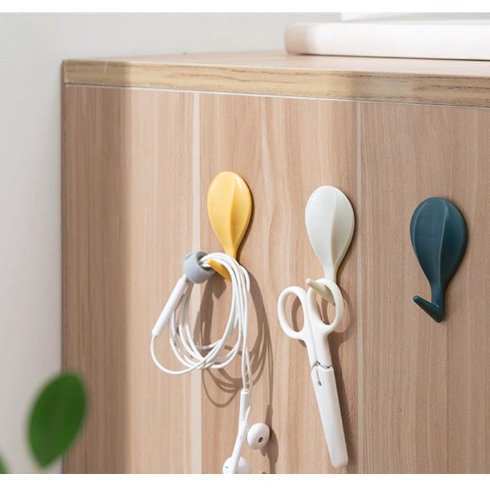 Móc Treo Hình Khinh Khí Cầu Nhiều Màu, Móc Dán Tường Đa Năng, Móc Nhựa, Kiểu Dáng Dễ Thương