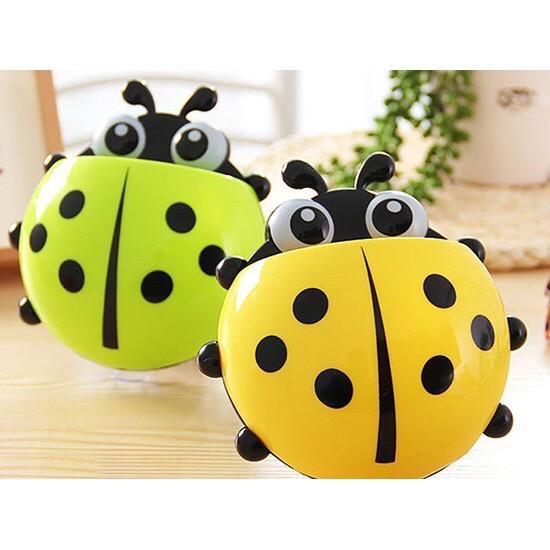 Dụng cụ để bàn chải đánh răng treo tường hình con bọ