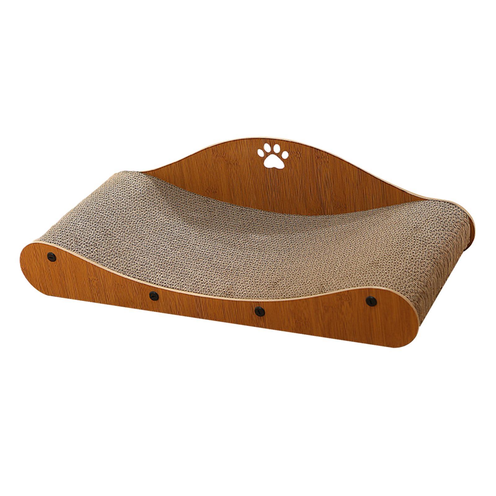 Scratching Lounge Bed Kitty Grinding Claw House Play Cat Scratcher Cardboard