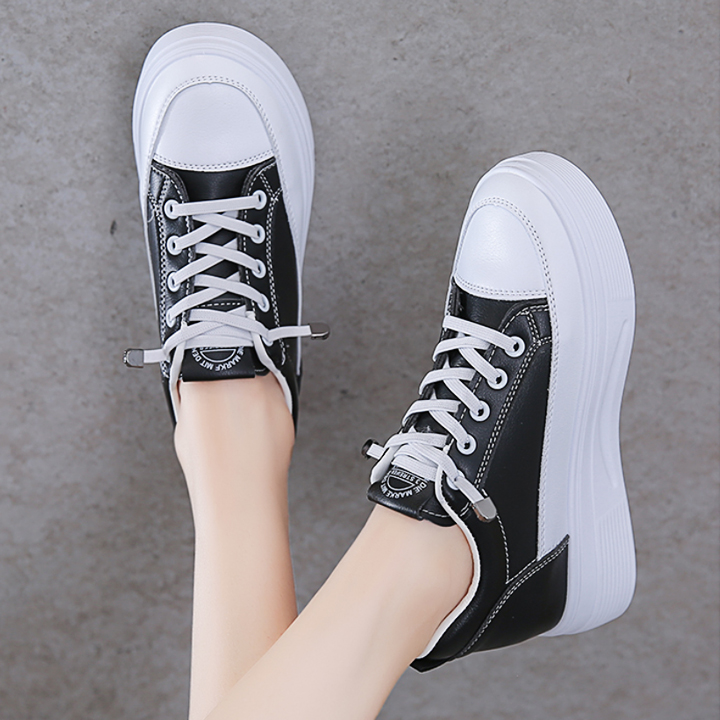 Giày Sneakers độn đế 6cm chất da pu êm nhẹ PS339