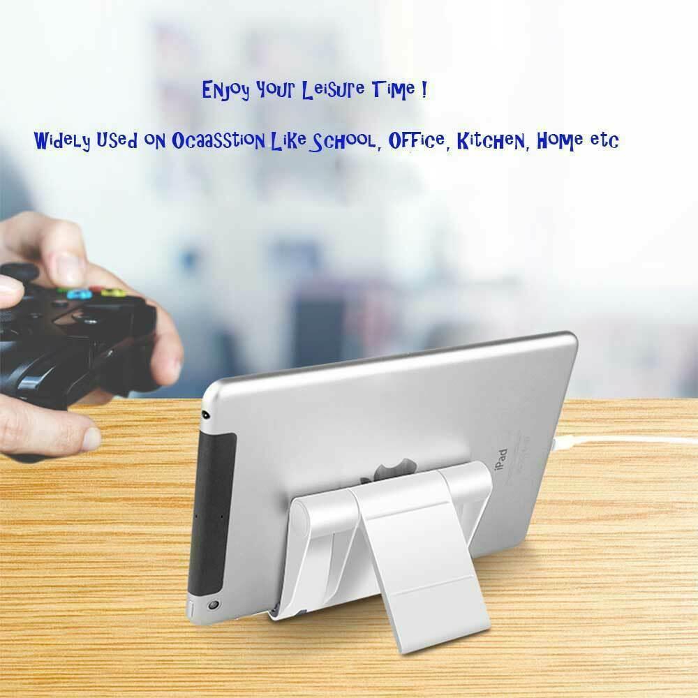 Folding Phone Tablet Holder Desktop Multifunctional Adjustable Mobile Phone Stand