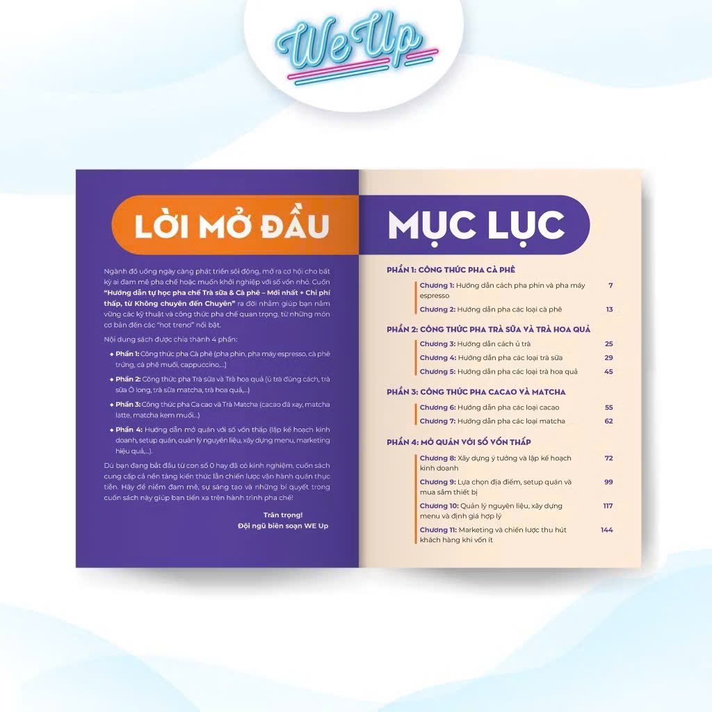 Combo sách: 50 Công Thức Nấu Ăn và Hướng Dẫn Pha Chế Trà Sữa &amp; Cà Phê