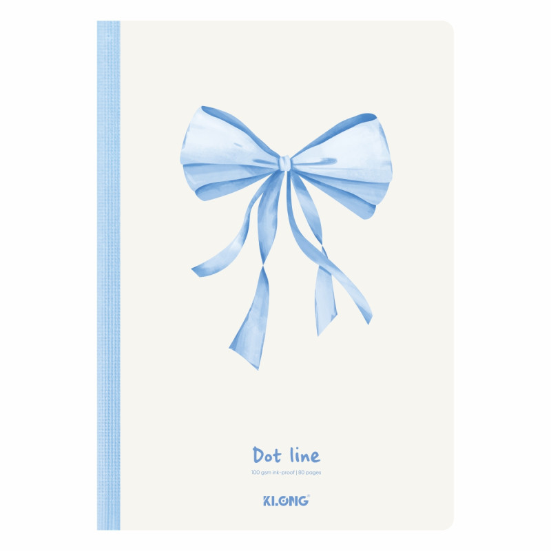 Vở kẻ ngang chấm may dán gáy Pastel Coquette B5 80 trang 100/76; MS: 860