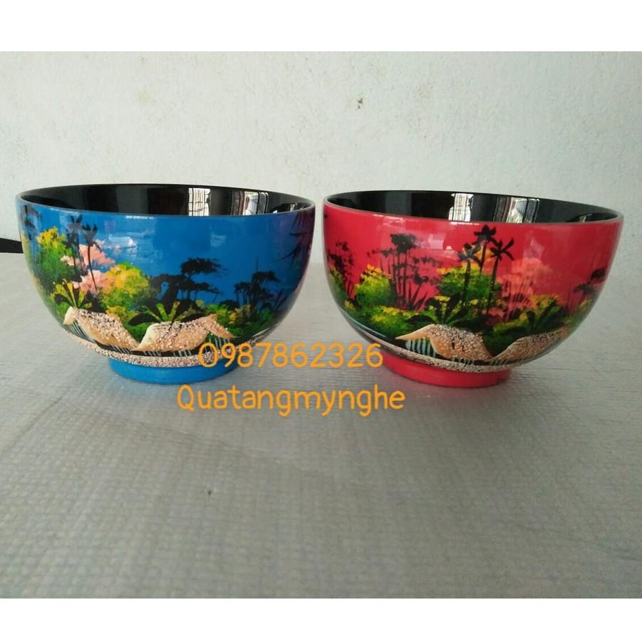 Bát gỗ sơn mài