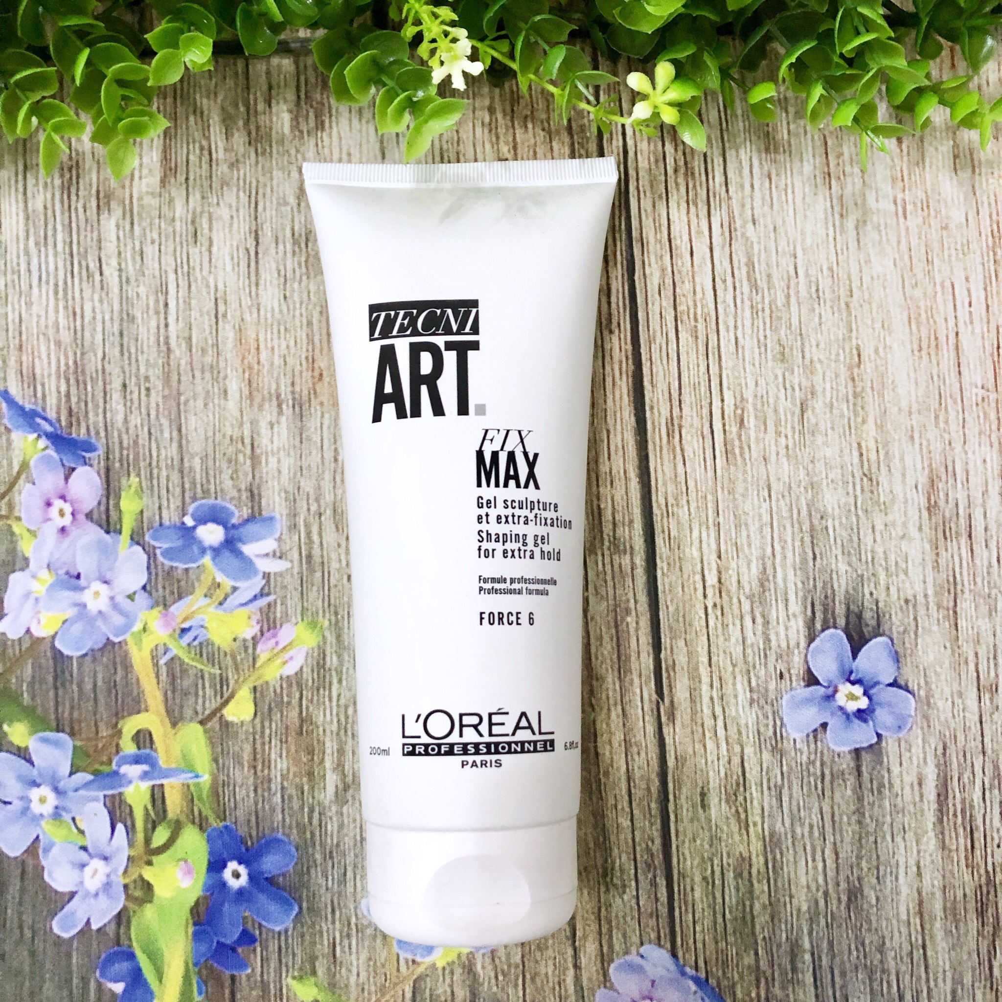 Gel L’Oréal Tecni.Art Fix Max Force 6 Extra Hold định hình giữ nếp tóc siêu cứng 200ml