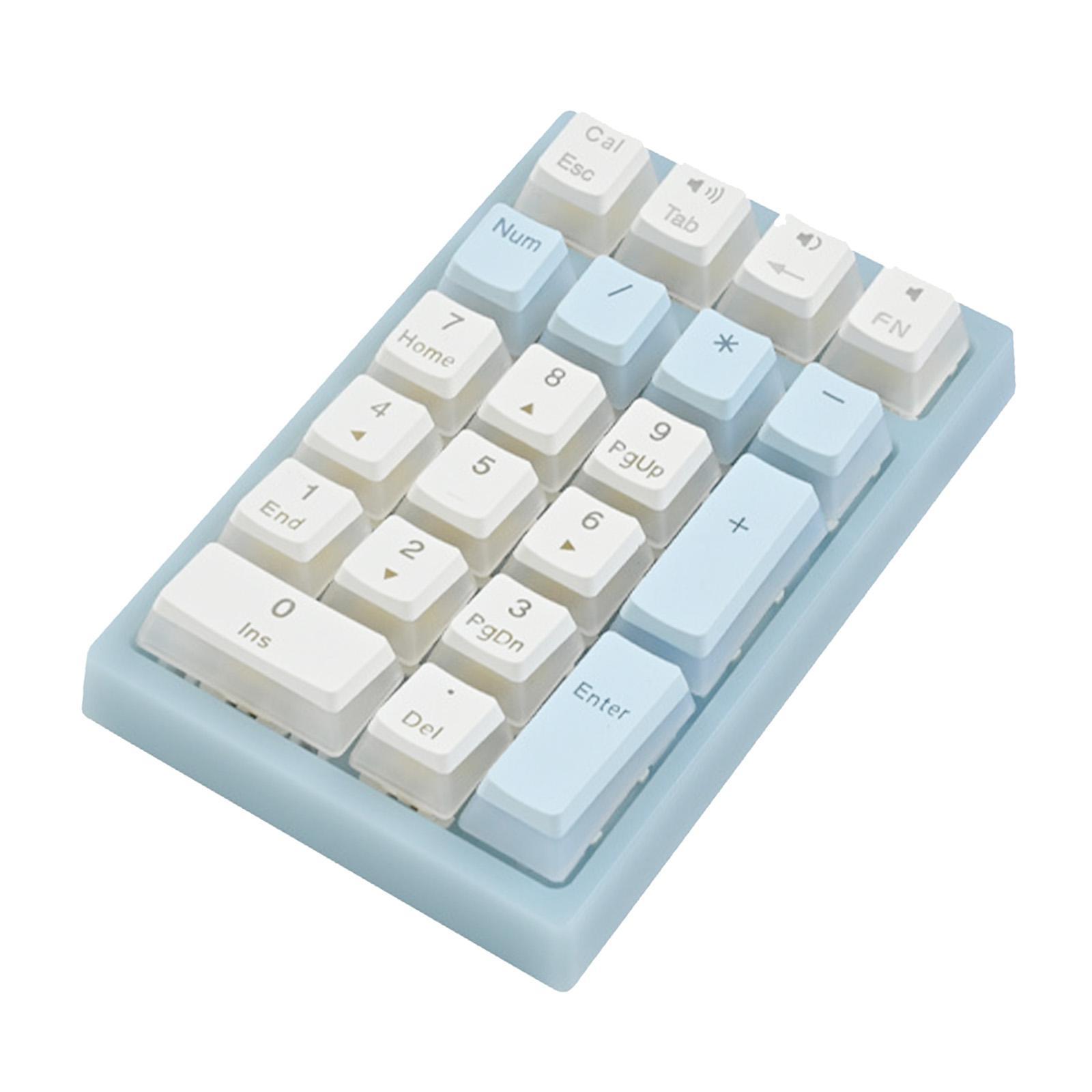 Mechanical Numeric Keypad Plug and Play Number Pad for Office Travel Notebook Desktop