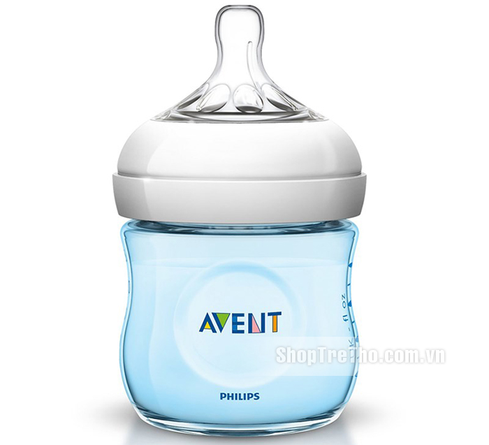 Bình Sữa Avent Natural 125ml (Màu Xanh)