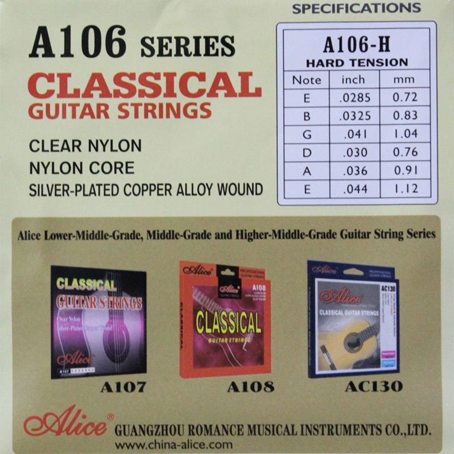 Combo 3 Bộ Dây Dàn Guitar Classic Alice A106P