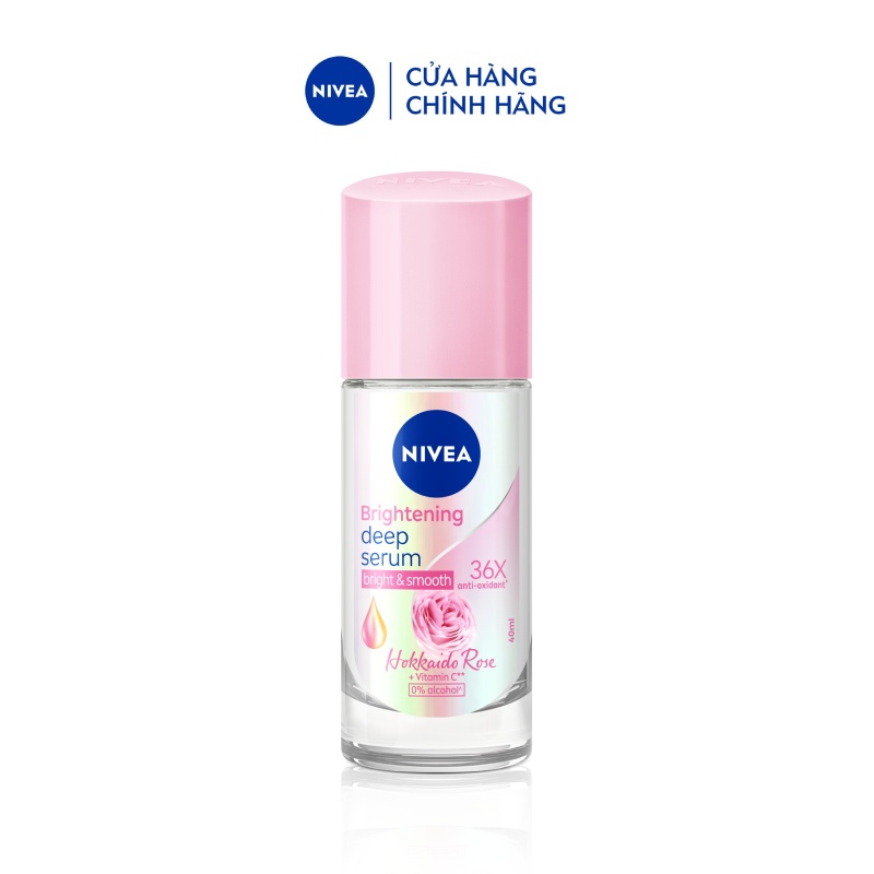 Lăn Ngăn Mùi Nivea Serum Trắng Mịn Hương Hoa Hồng Hokkaido 85301