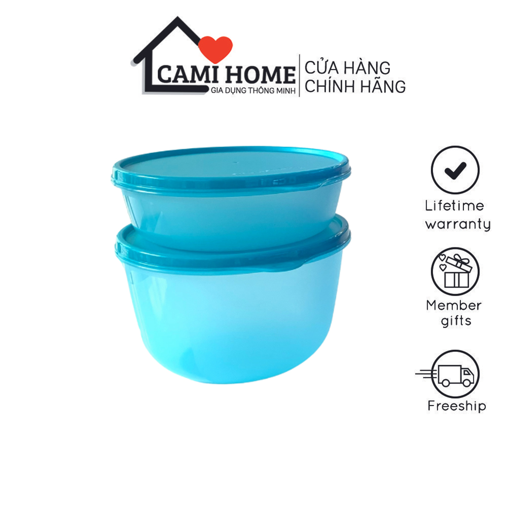 Bộ Hộp Bảo Quản Thực Phẩm Modular Bowl Tupperware, Set Tô Kín Khí, Kín Nước, Nhựa Nguyên Sinh An Toàn