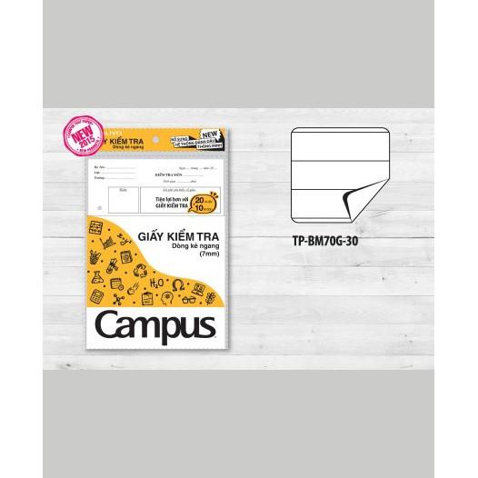 Giấy kiểm tra Campus 30 tờ TP-BM70G- 30