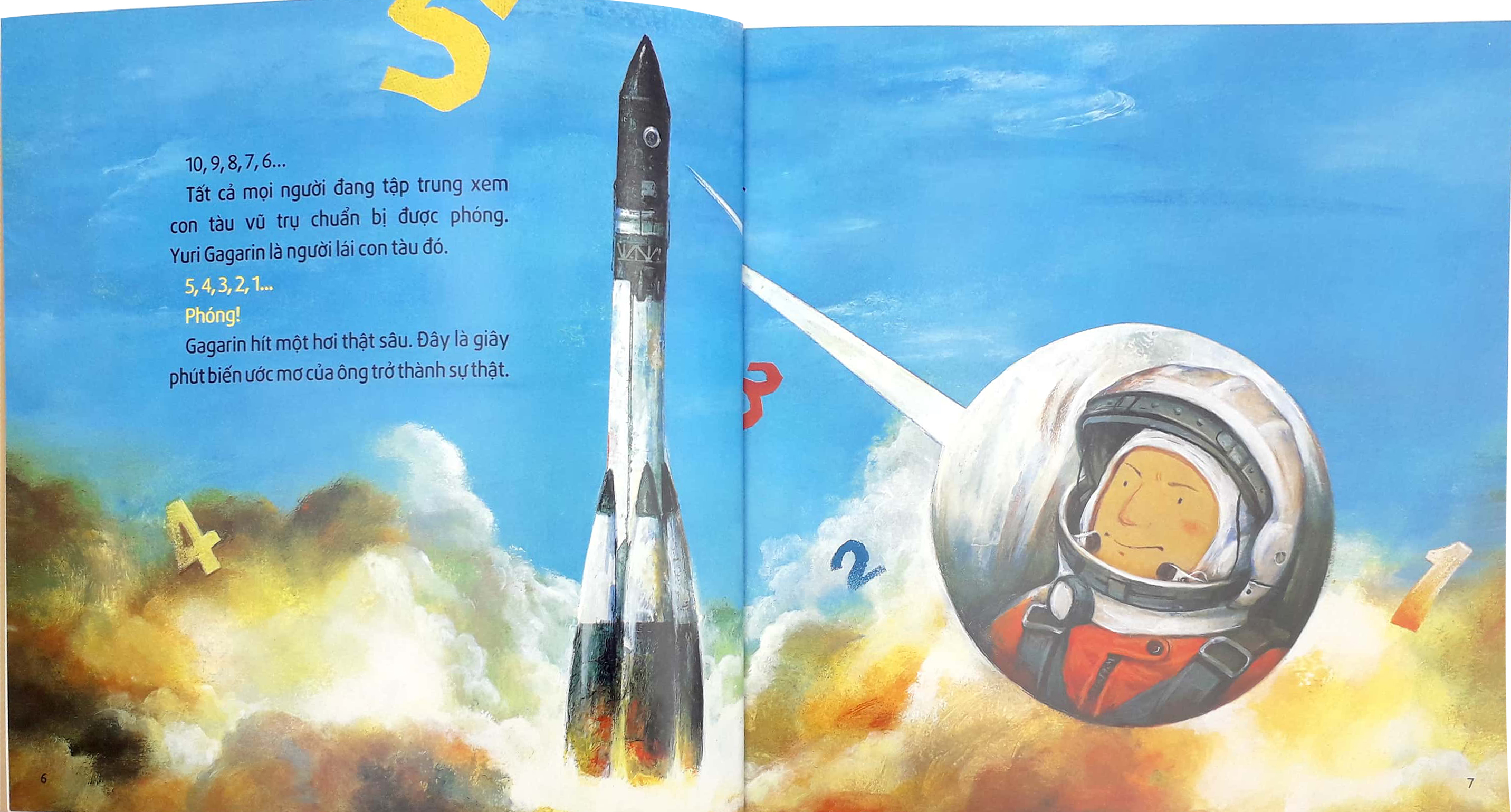 Tuyển Tập Truyện Tranh Danh Nhân Thế Giới - Yuri Gagarin - Người Đầu Tiên Bay Vào Vũ Trụ