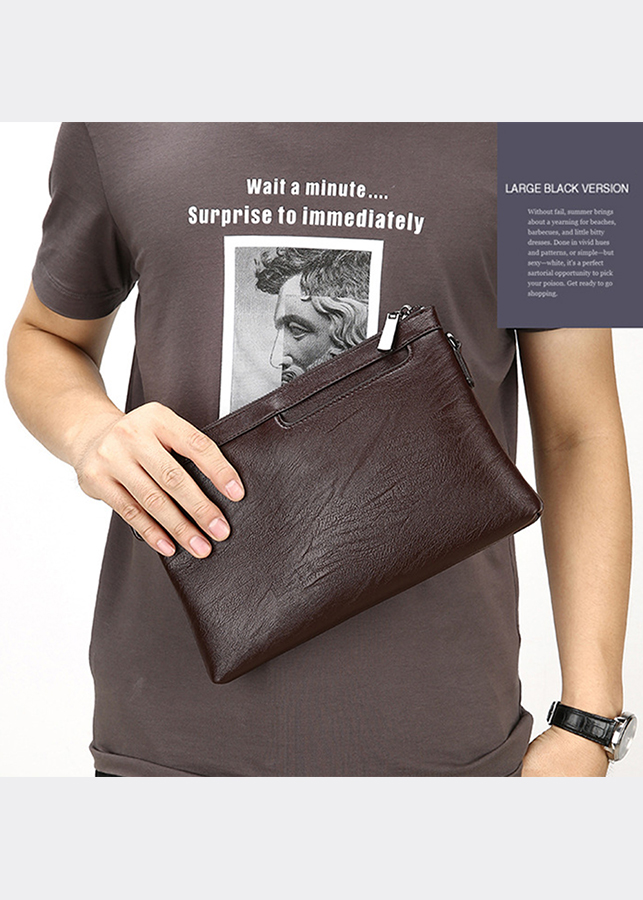 Ví cầm tay nam - Clutch nam da pu 3187