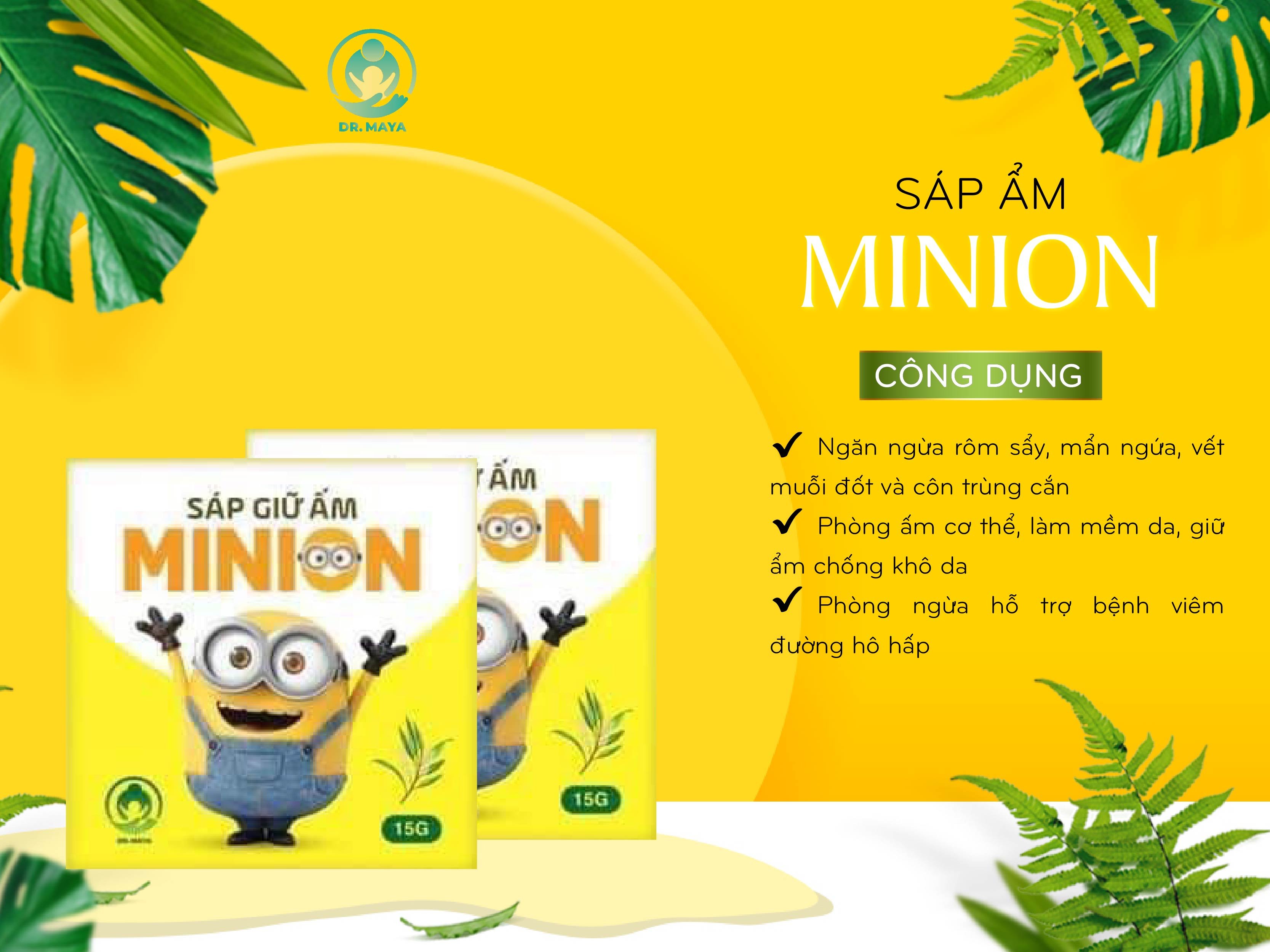 Combo Tinh dầu húng chanh minion Plus