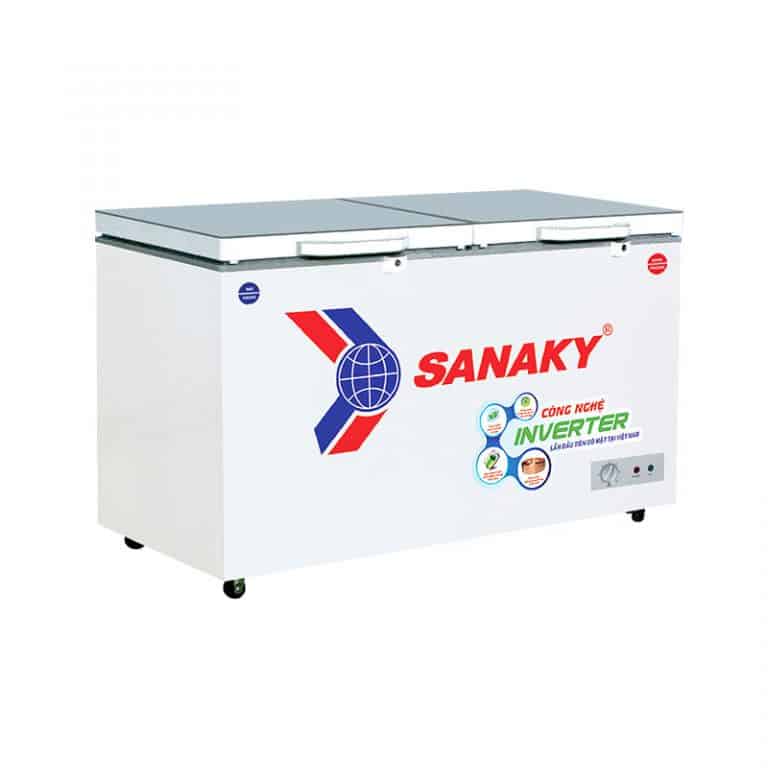 TỦ ĐÔNG MÁT SANAKY INVERTER 200 LÍT VH-2599W4KD ĐỒNG (R600A) (KÍNH CƯỜNG LỰC) - HÀNG CHÍNH HÃNG