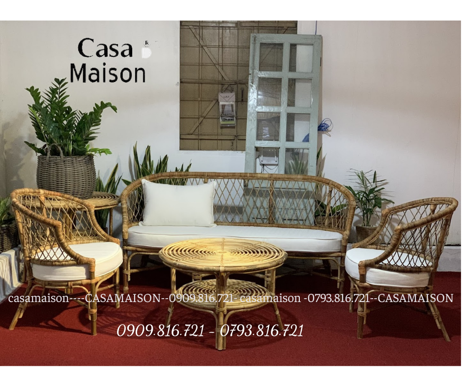 BỘ SOFA ĐAN LƯỚI CASA PHÒNG KHÁCH - THIẾT KẾ QUÝ TỘC TỐI GIẢN