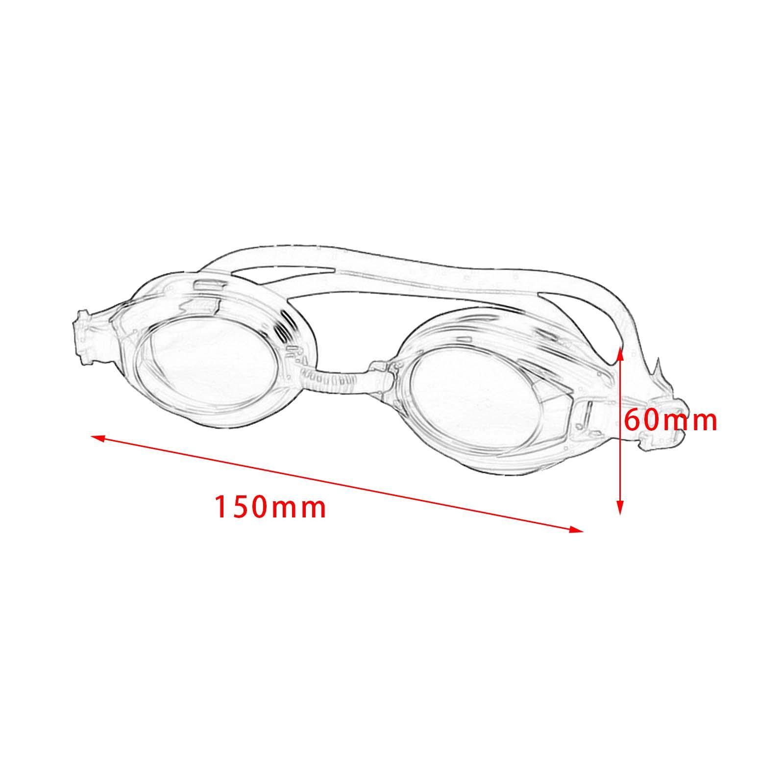 Swimming Goggles Adult Soft Silicone Strap Comfortable Anti Fog Swim Goggles