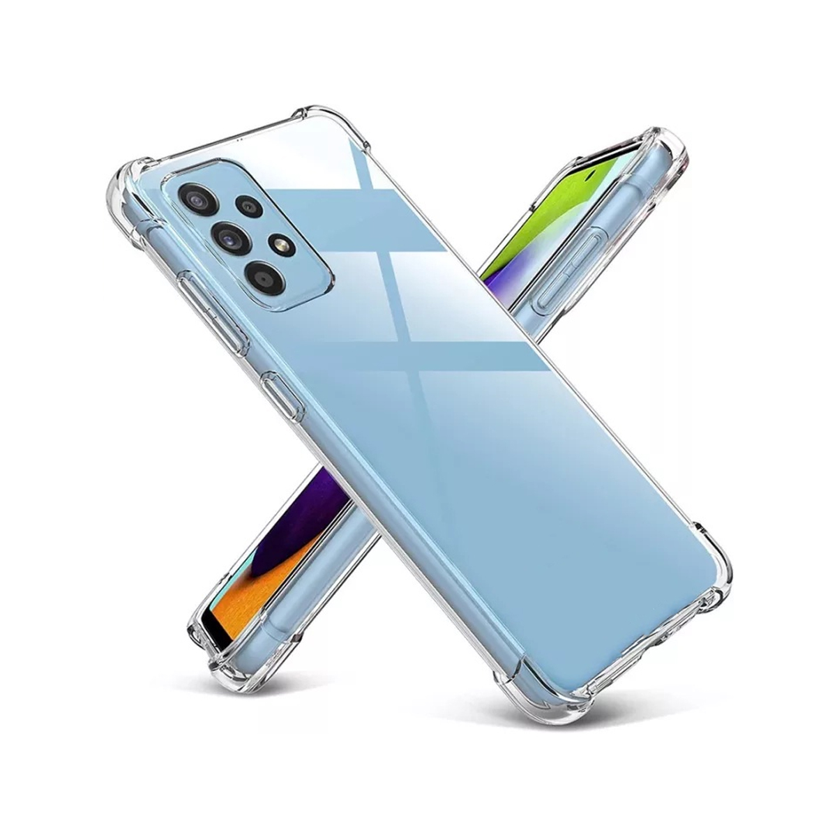 Ốp lưng silicon trong suốt cho điện thoại SAMSUNG GALAXY A12/A21/A23/A31/A32/A33/A51/A52/A53/A71/A72/A73