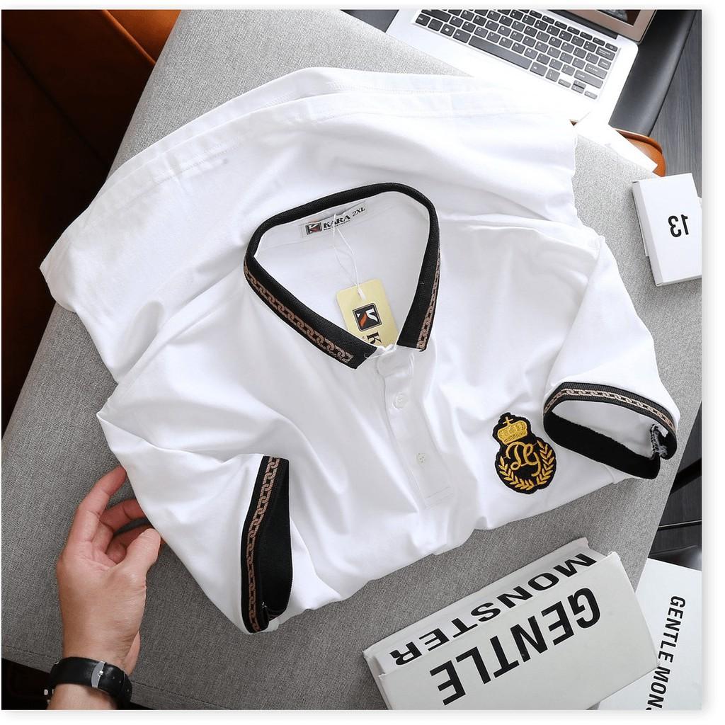 ÁO THUN CỔ TRỤ NAM NỮ,MÀU SẮC SANG TRỌNG,THIẾT KẾ HỌA TIẾT SIÊU NGẦU LANA FASHION