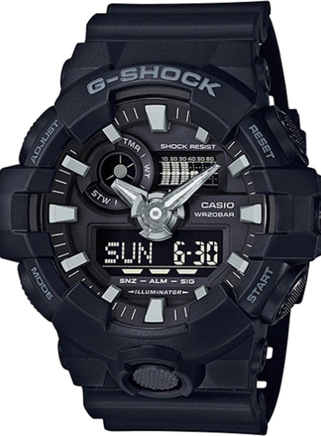 Đồng hồ nam dây nhựa Casio G-SHOCK GA-700-1BDR