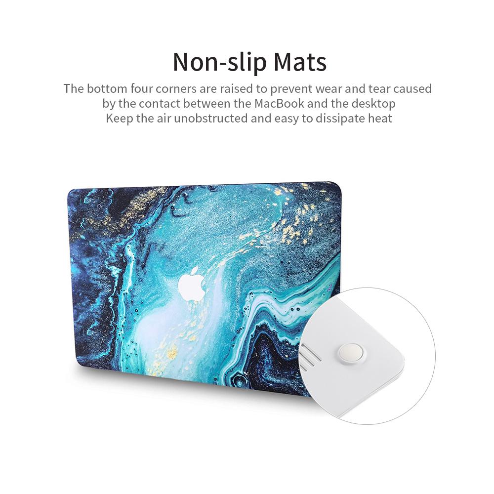 Vỏ bảo vệ máy tính xách tay siêu mỏng tráng cao su thay thế cho Apple 13 '' MacBook Pro
