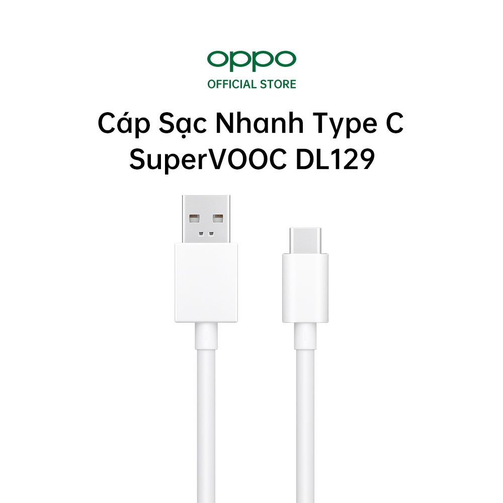 Cáp Sạc Nhanh Type C SuperVOOC DL129 - Hàng Chính Hãng