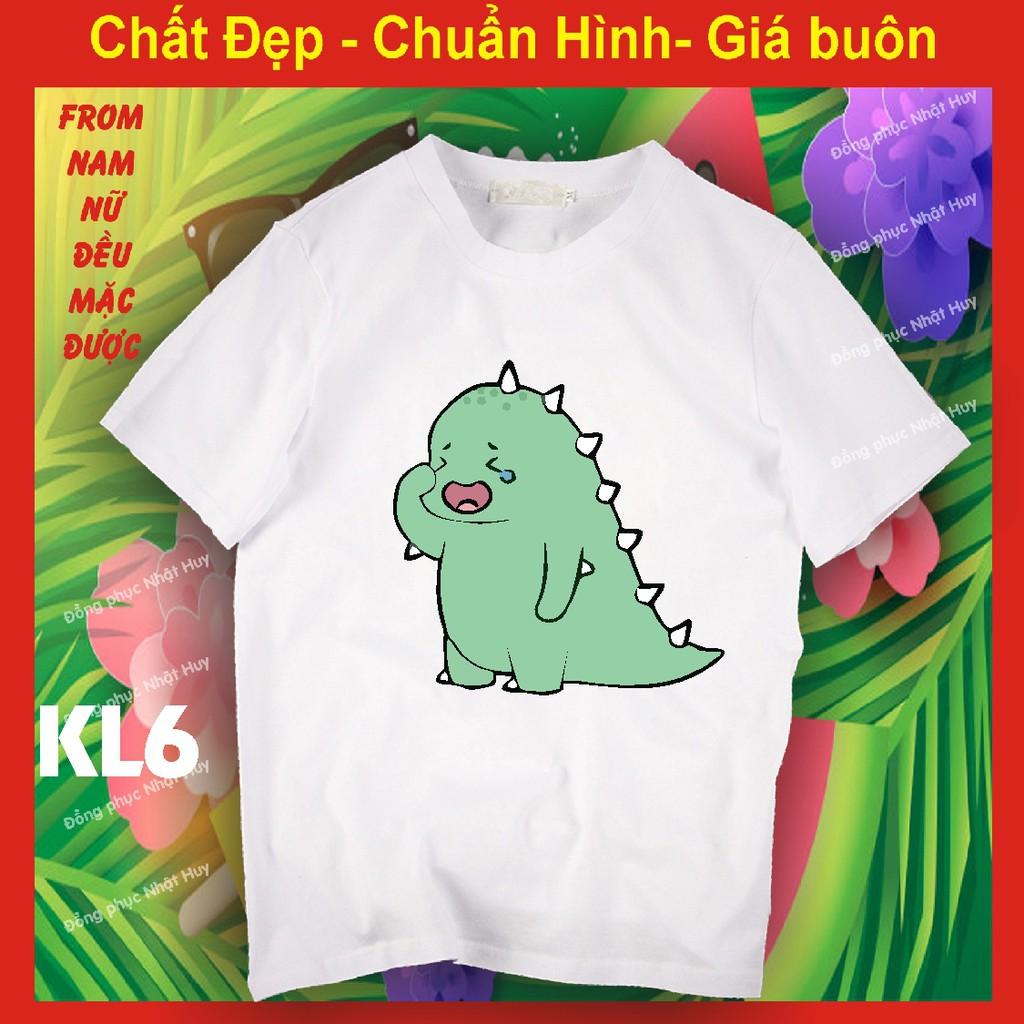 Áo thun khủng long chibi 4 chất đẹp,bao đổi trả